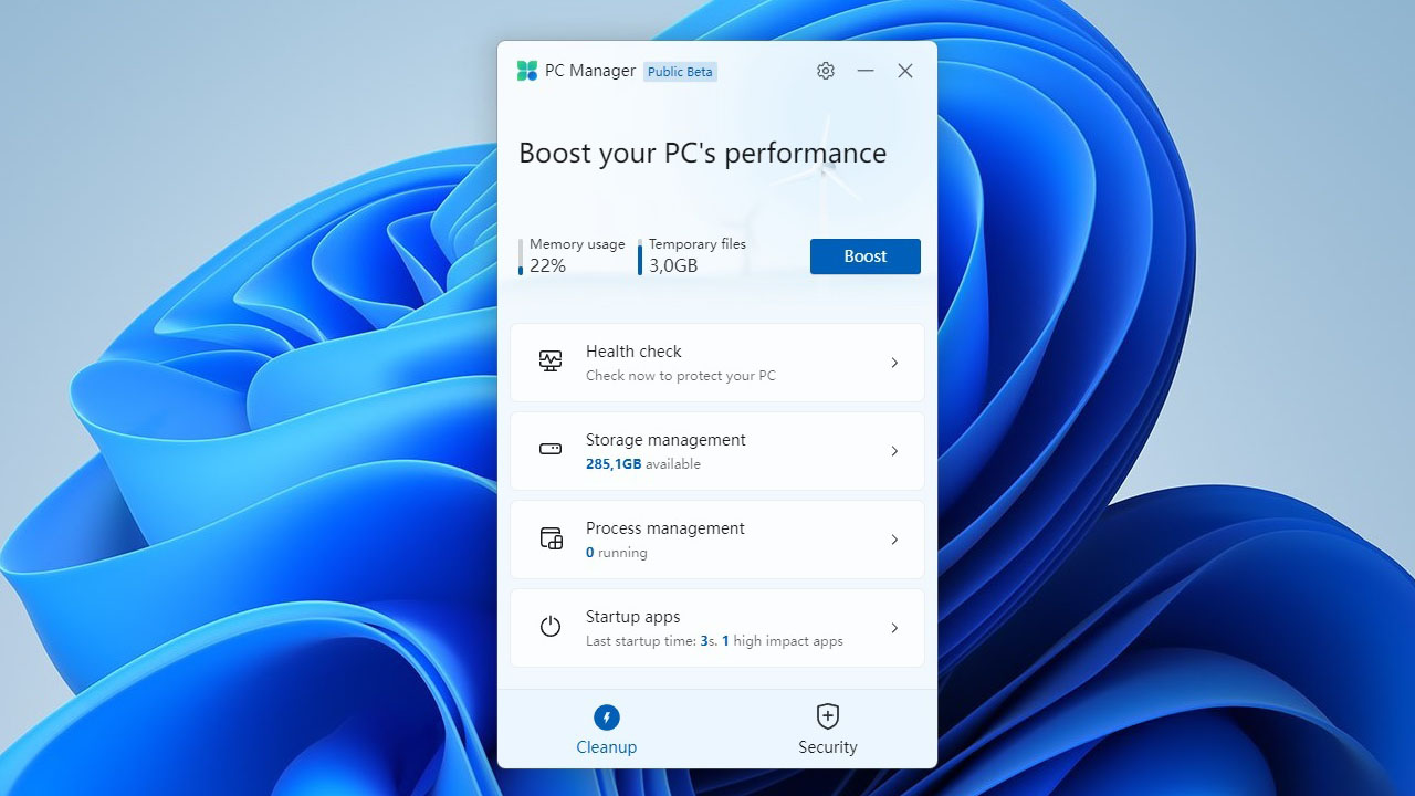 Microsoft rilascia la Open Beta di PC Manager, alternativa a CCleaner. Primo Test